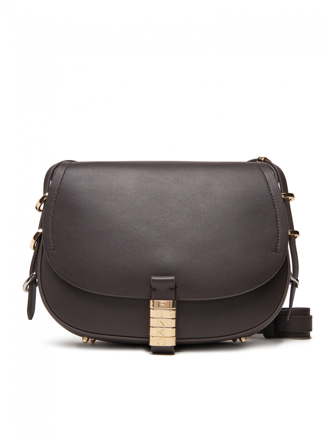 PINKO Kabelka Saddle Classic PE 25 PLTT 103830 A270 Hnědá